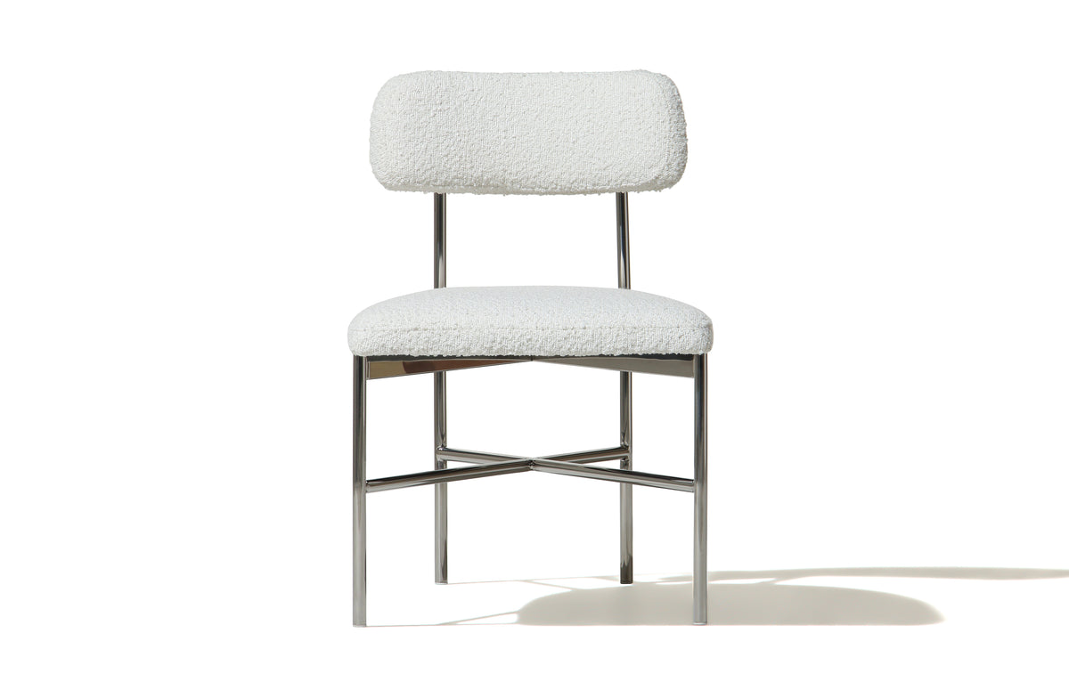 Yarra Dining Chair - White Boucle Image 2