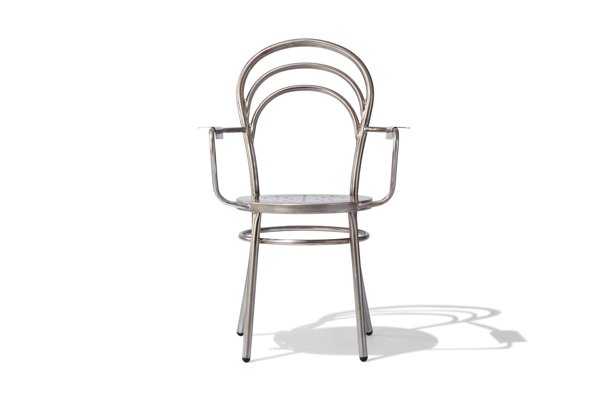 Tivoli Armrest Chair - Gunmetal Image 2
