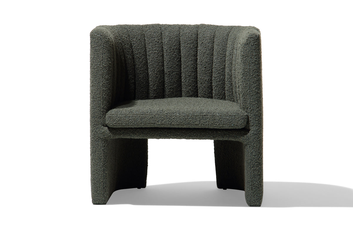 Milano Occasional Chair - Green Boucle Image 2