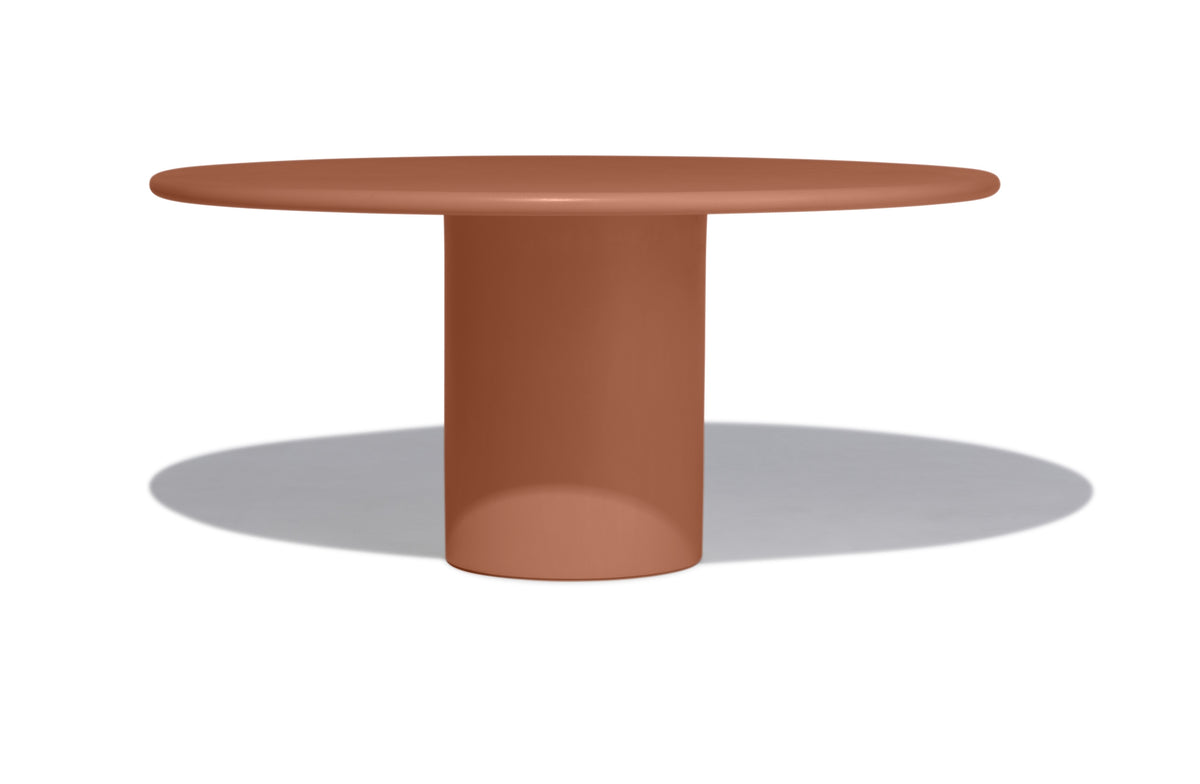 Nana Organic Dining Table - Terracotta Image 1