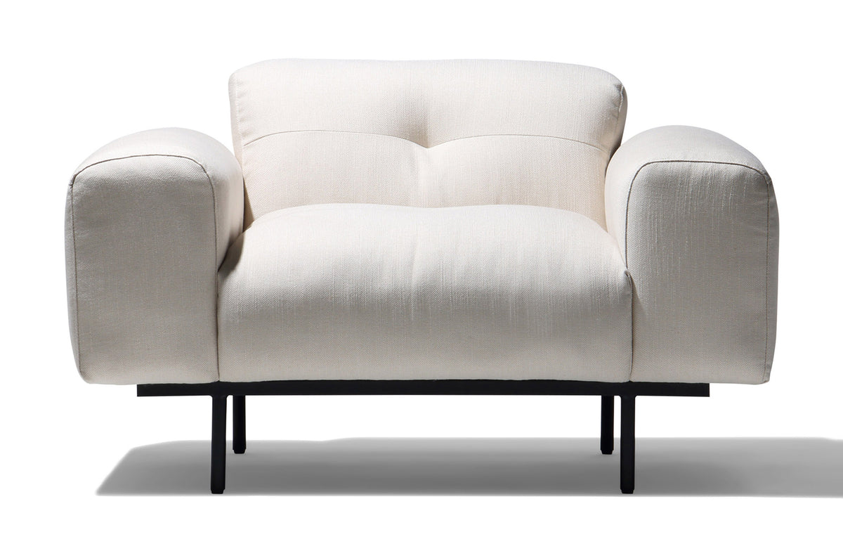 Milan Lounge Chair - White Image 1