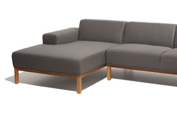 Stratos Sectional Sofa - Grey / Right Chaise