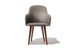 Alva Dining Chair - Brown Leather