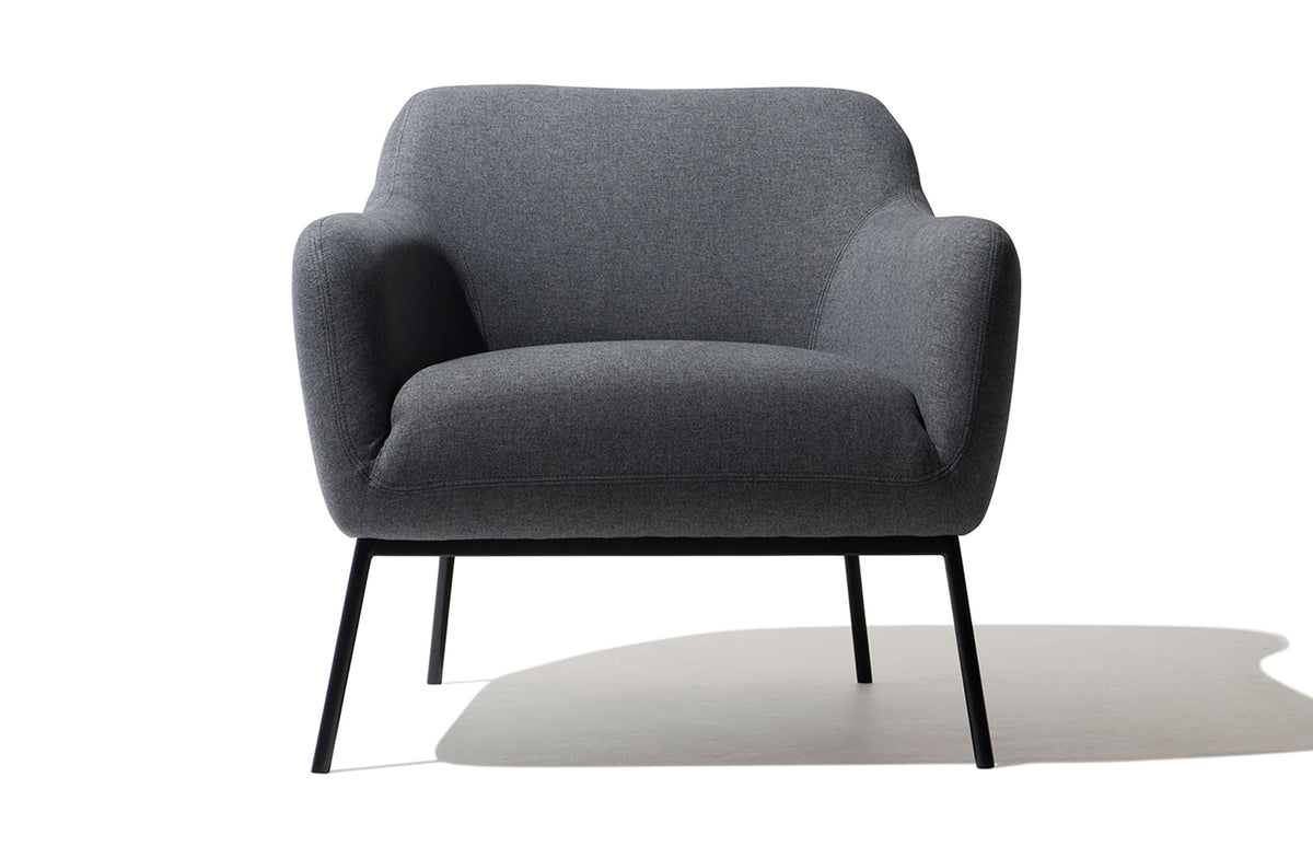 Lotus Lounge Chair - Dark Grey Image 1