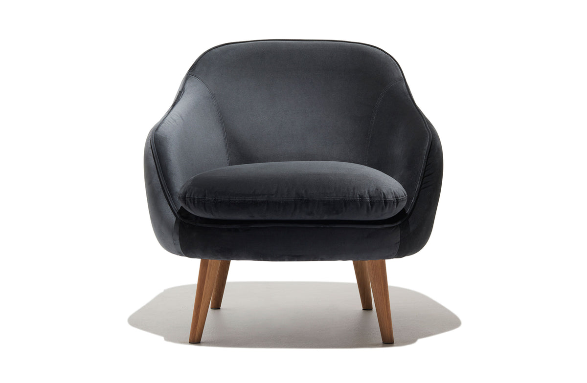 Morgan Lounge Chair - Dark Grey Image 1