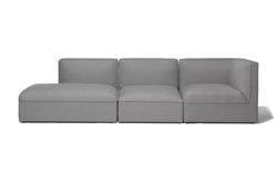 Loom Modular Sofa - Grey / 2.5 Seater / Right Facing