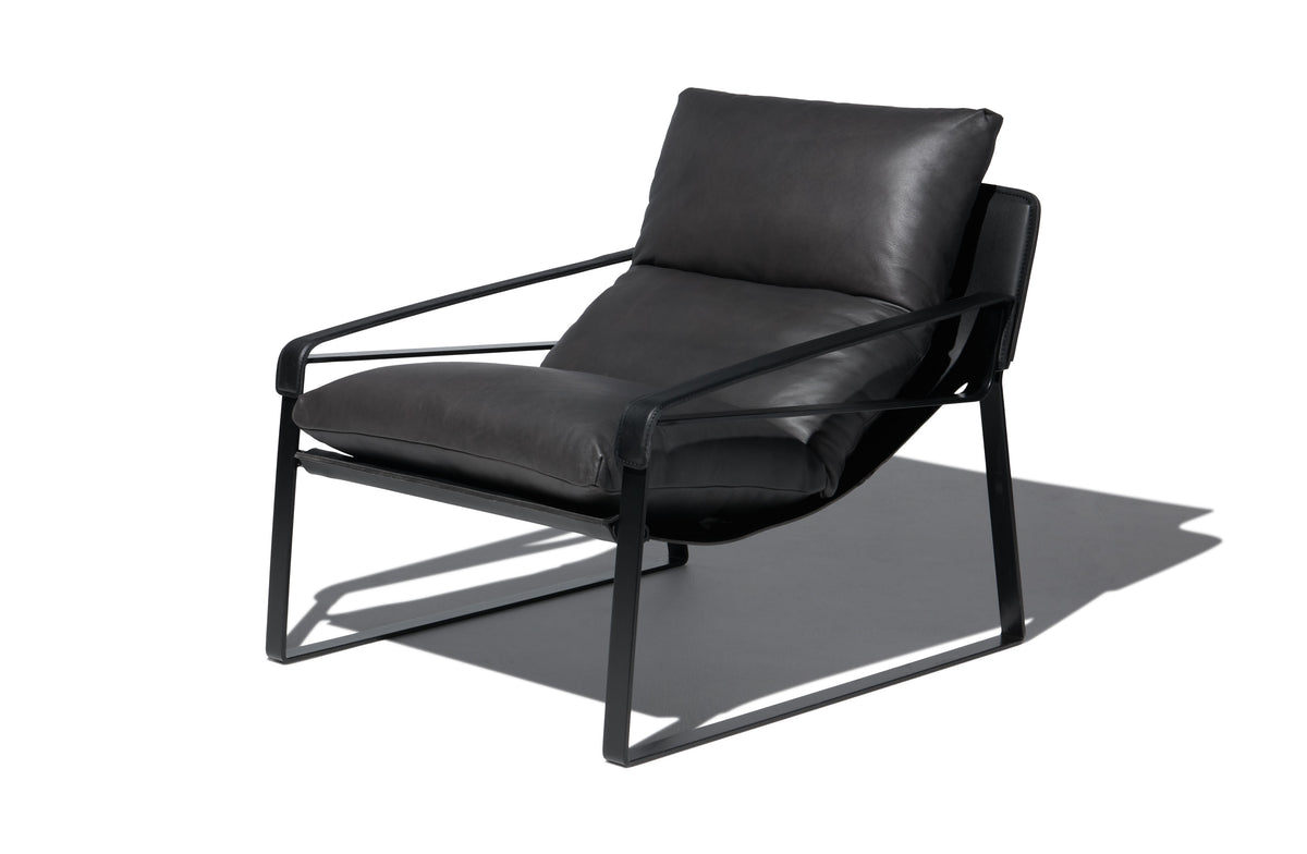 Dunhill Leather Lounge Chair -  Image 1