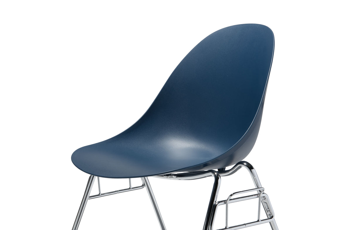 Stax Stackable Chair - Navy Image 2