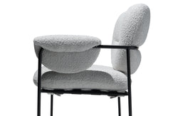 Nova Boucle Dining Chair - Olive