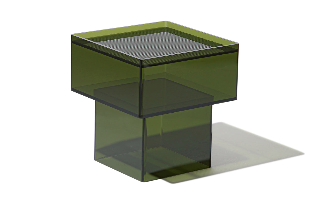 Capsule Side Table - Green Acrylic Image 1