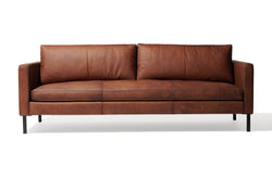 Finland Sofa - Matte Black Leather