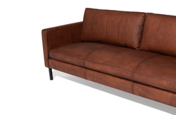 Finland Sofa - Matte Black Leather