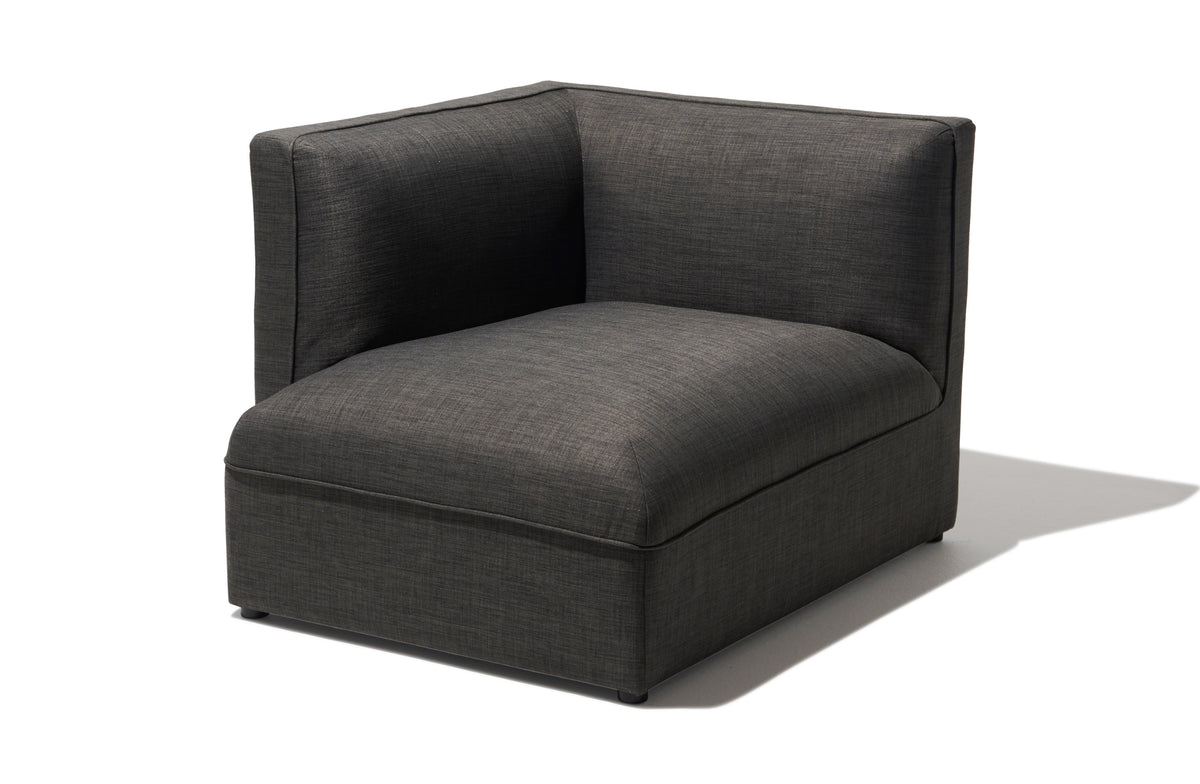 Loom Sofa Left Angle - Dark Grey Image 1