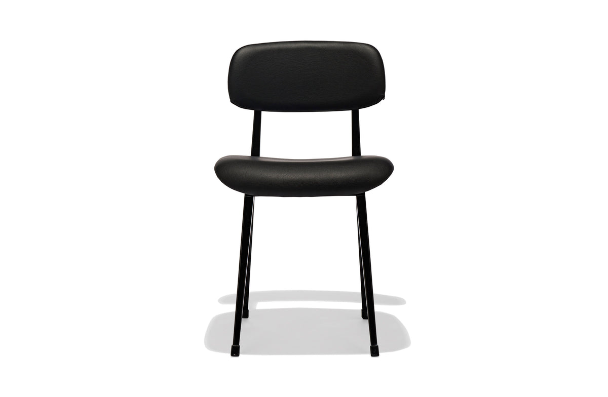 Madewell Dining Chair - Black Leather Image 2