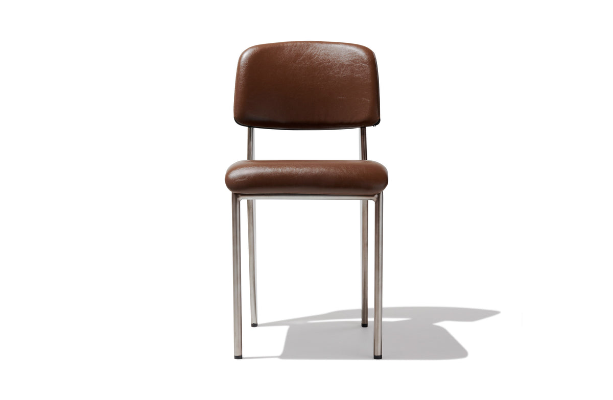 Jean Dining Chair - Chestnut Leather / Leather Image 1