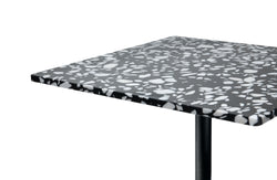 Quadrata Affixed Table - Tan / 30