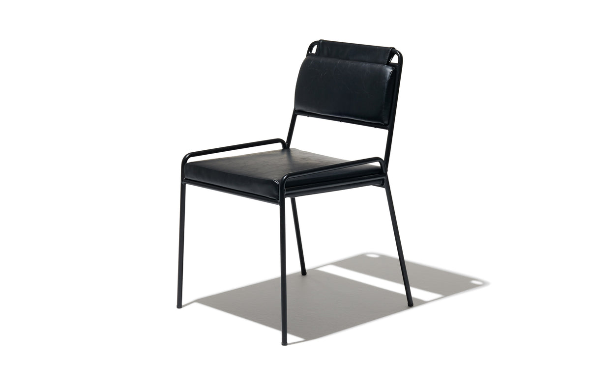 Rope Leather Dining Chair -  Image 1