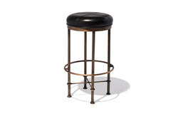 Singapore Club Counter and Bar Stool - Natural Leather / Counter