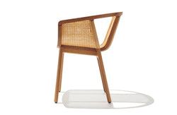 Slope Cane Dining Chair - 