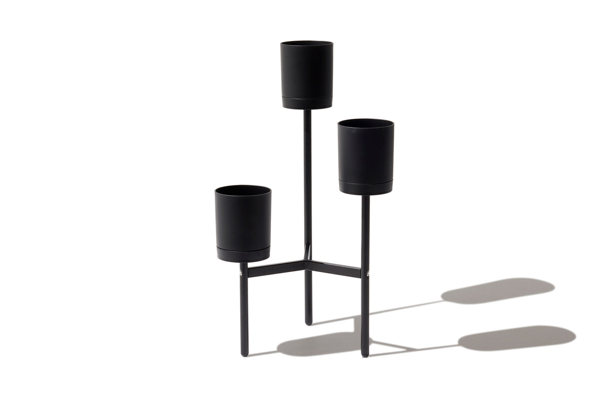 Staggered Planter - Black Image 2