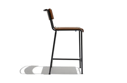 Stride Counter and Bar Stool - Black / Bar