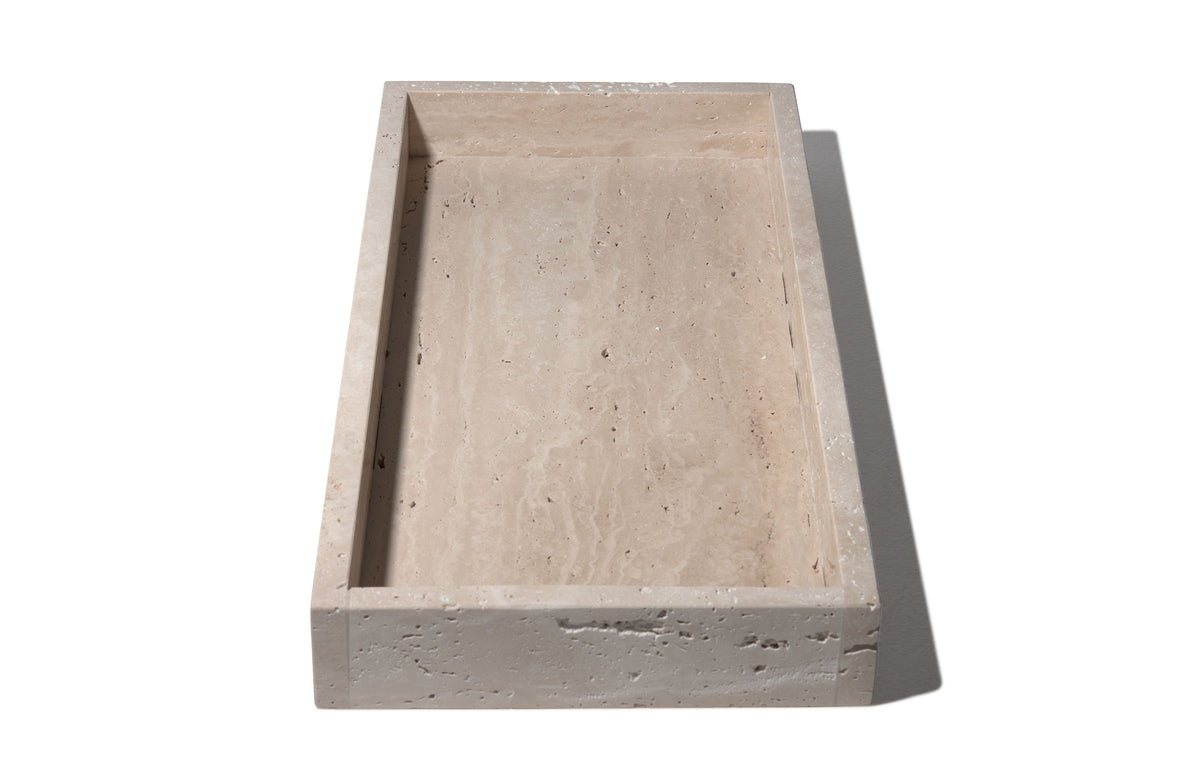 Travertine Rectangular Tray -  Image 2